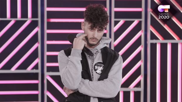 Jay Robles en el casting de 'Operaci&oacute;n Triunfo 2020'. / YouTube