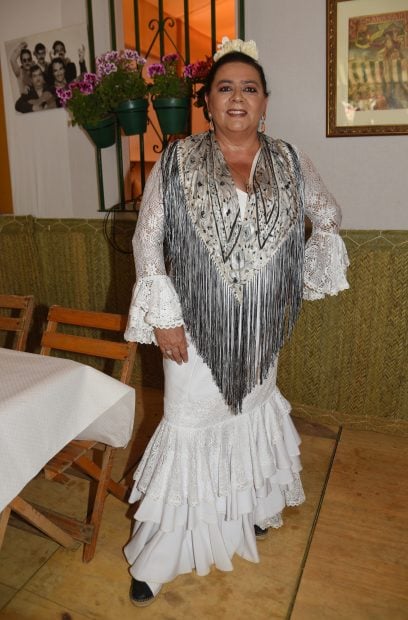 Mar&iacute;a del Monte en la Feria de Abril de Sevilla. / Gtres