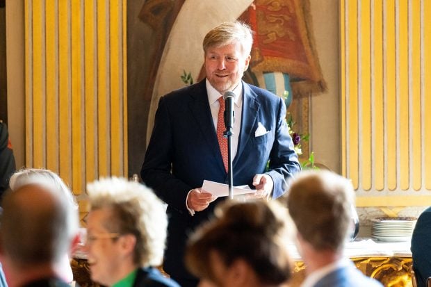 Guillermo de Holanda pronunciando un discurso. / Gtres