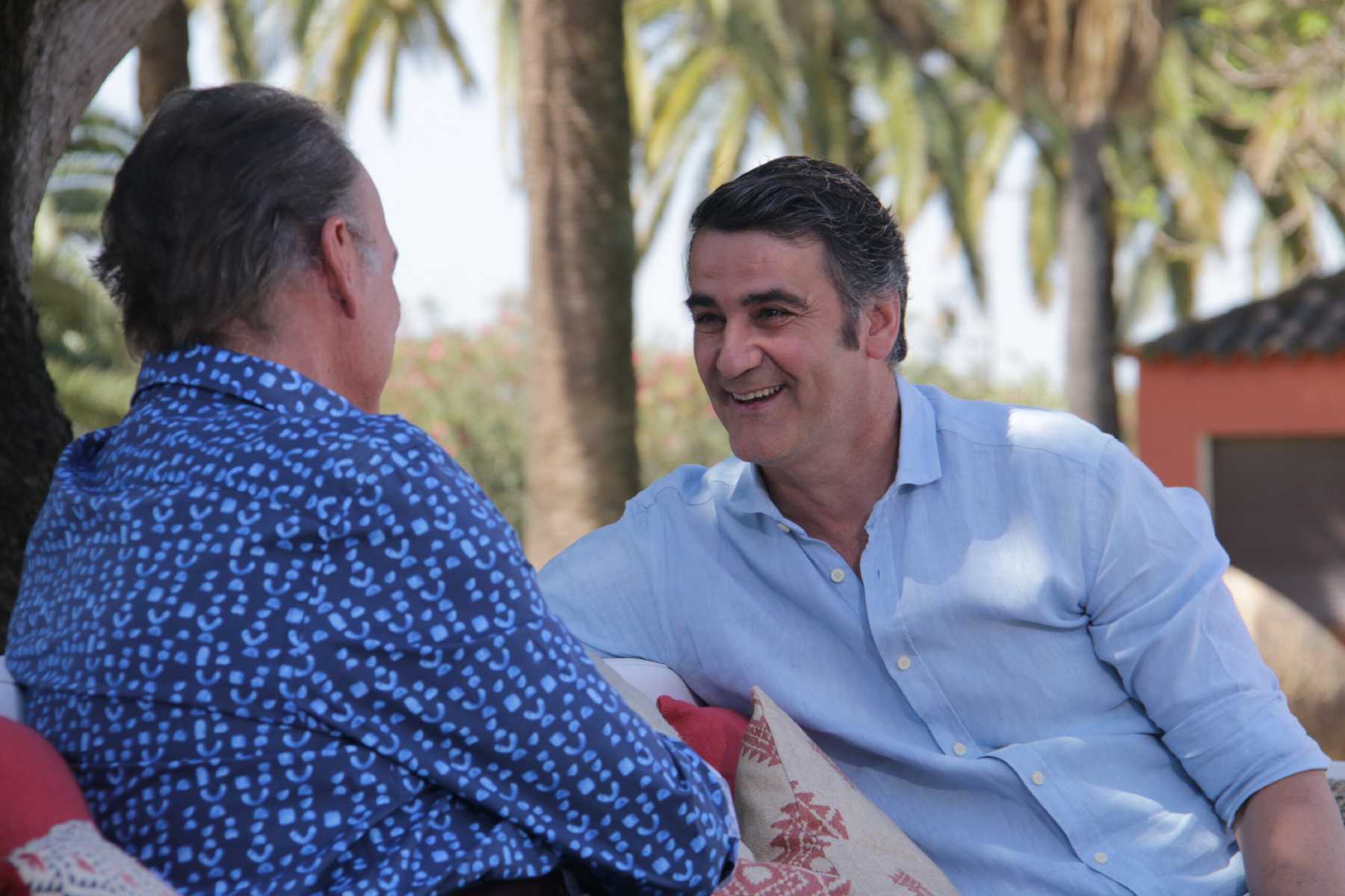 Jesul&iacute;n de Ubrique y Bert&iacute;n Osborne en 'Mi casa es la tuya' / Telecinco