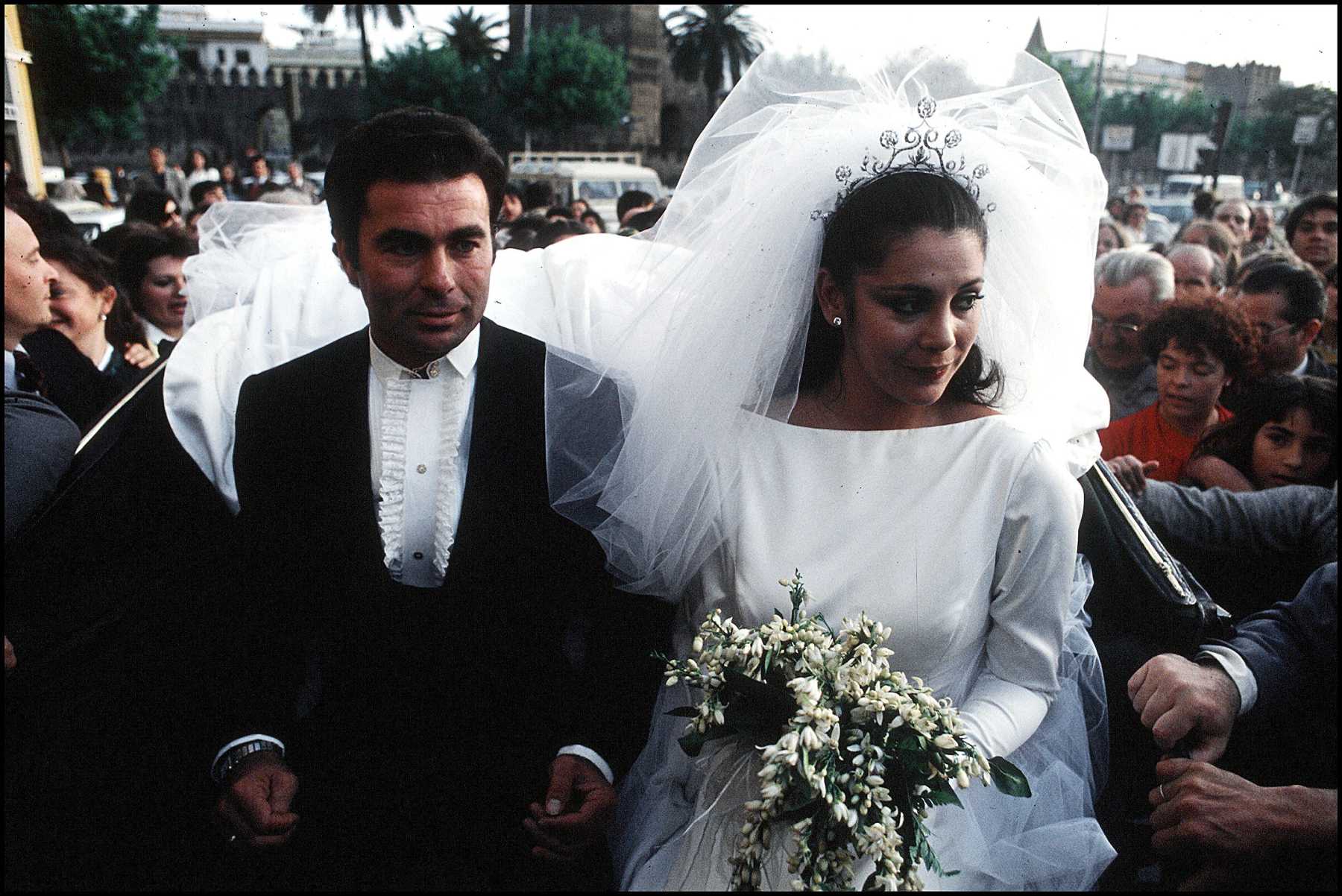 Isabel Pantoja y Paquirri el d&iacute;a de su matrimonio / Gtres
