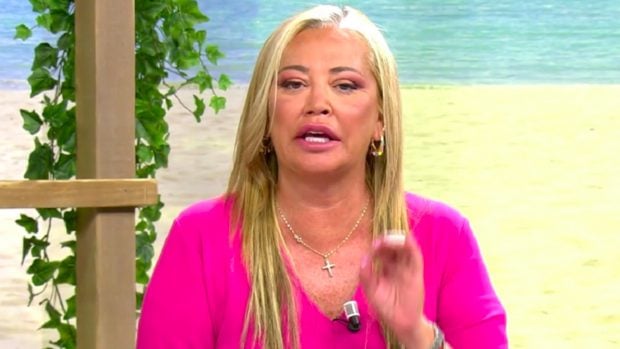 Bel&eacute;n Esteban durante su intervenci&oacute;n en 'S&aacute;lvame' / Telecinco
