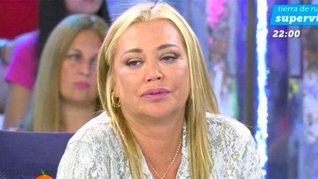 Bel&eacute;n Esteban en el plat&oacute; de 'S&aacute;lvame' / Telecinco