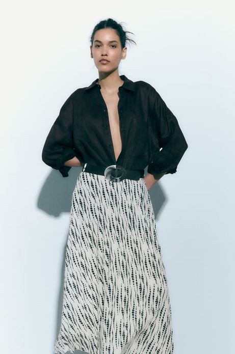 10 faldas largas y midi de Zara que te van a quitar el sentido