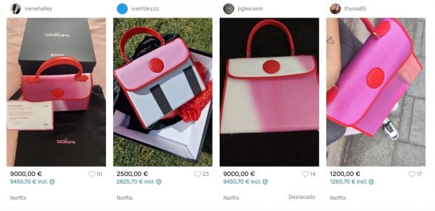 Los bolsos de Georgina Rodr&iacute;guez en Vinted