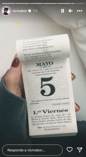 La lecci&oacute;n del d&iacute;a de Victoria Federica / Instagram