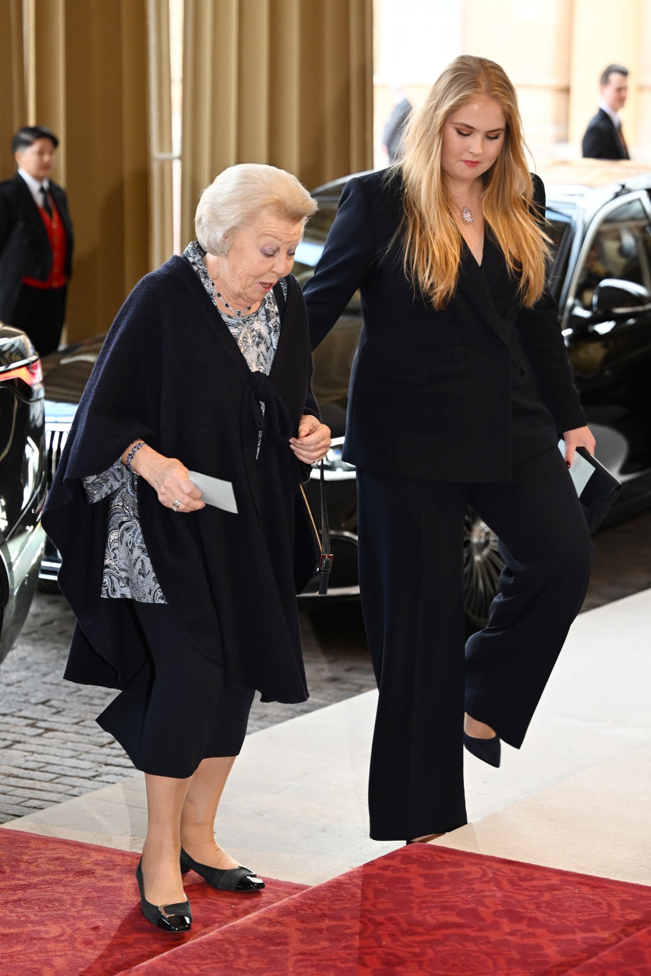 Amalia de Holanda en la recepci&oacute;n ofrecida por Carlos III/ Gtres