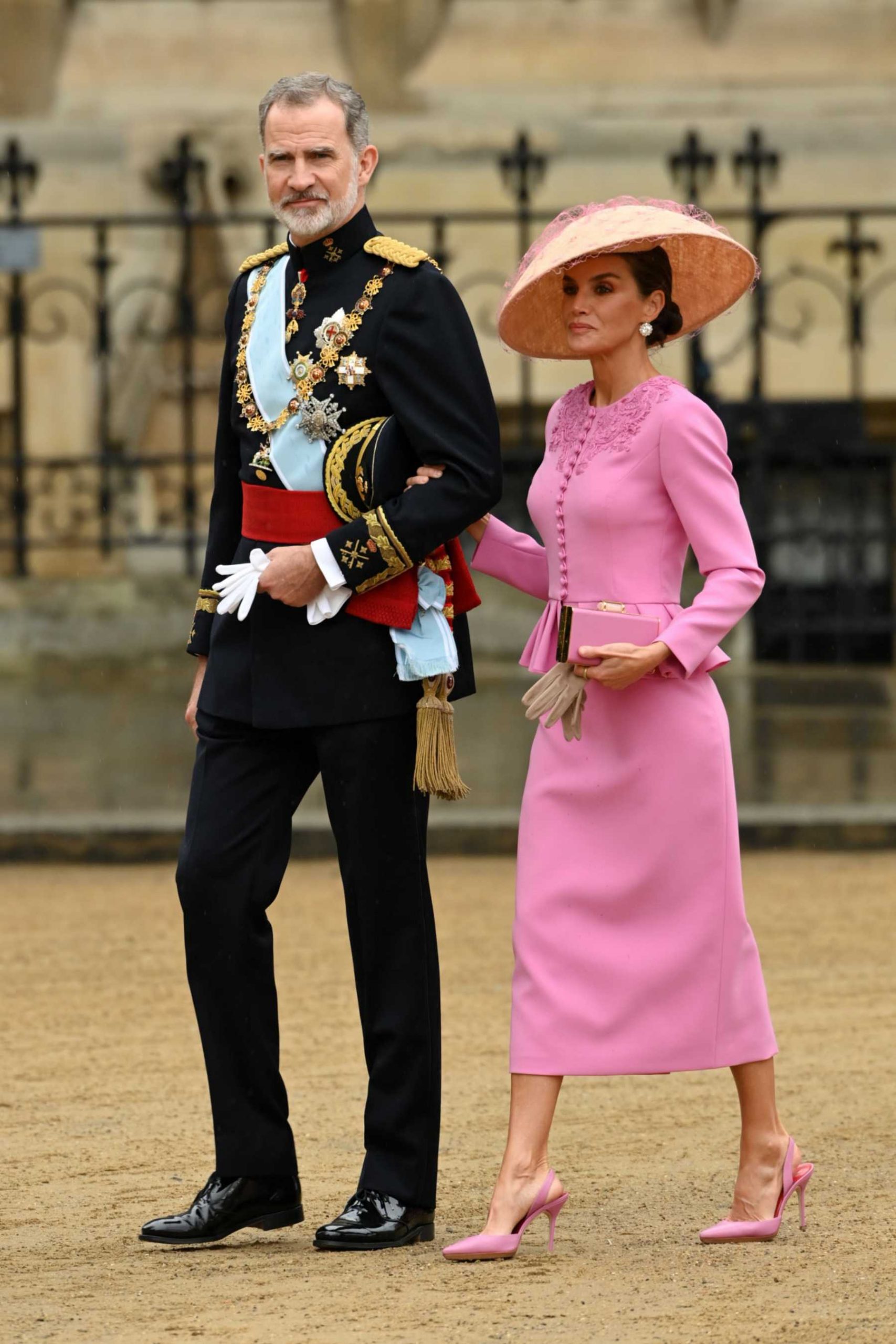 Los reyes Felipe y Letizia en el día de la coronación de Carlos III / Gtres