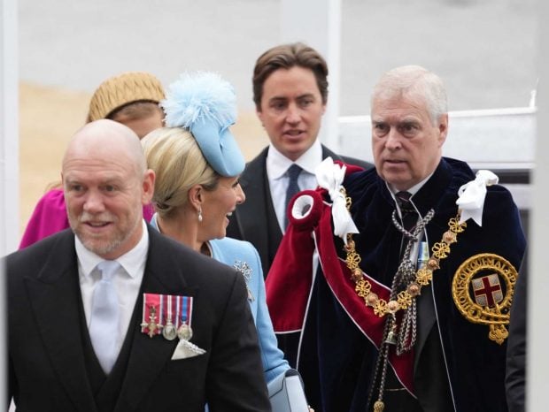 El Pr&iacute;ncipe Andr&eacute;s en la coronaci&oacute;n del Rey Carlos III / Gtres