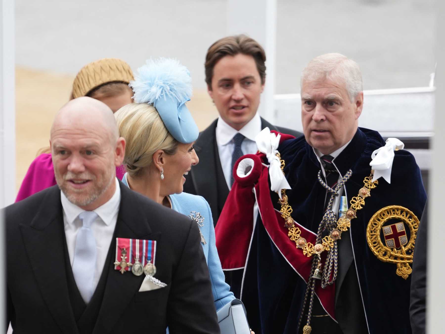 El Pr&iacute;ncipe Andr&eacute;s en la coronaci&oacute;n del Rey Carlos III / Gtres