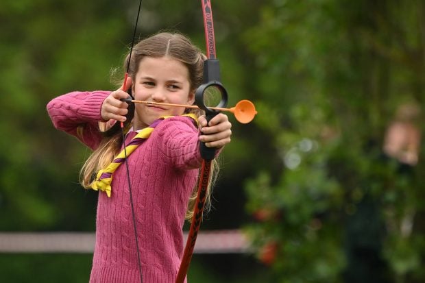 La princesa Carlota como voluntaria. / Gtres