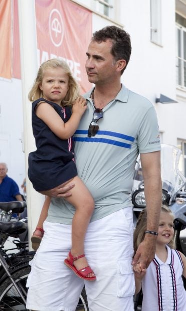 Felipe VI y la infanta Sof&iacute;a en Palma de Mallorca / Gtres