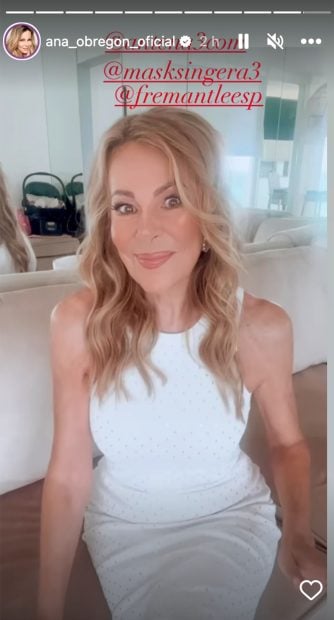 Ana Obreg&oacute;n manda un mensaje a 'Mask Singer' / Instagram