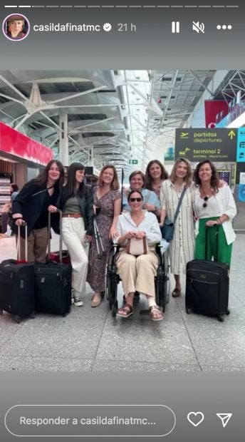 Tamara Falc&oacute; de despedida de soltera / Instagram