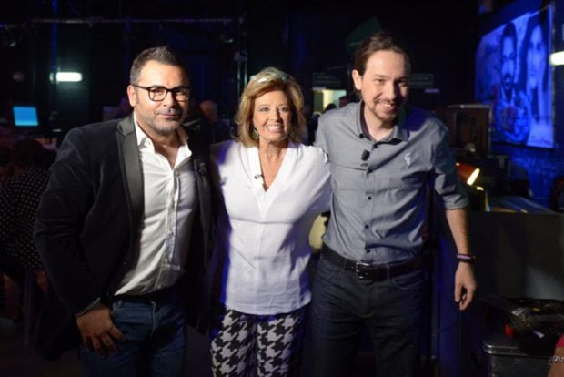 Jorge Javier, Mar&iacute;a Teresa y Pablo Iglesias / Gtres