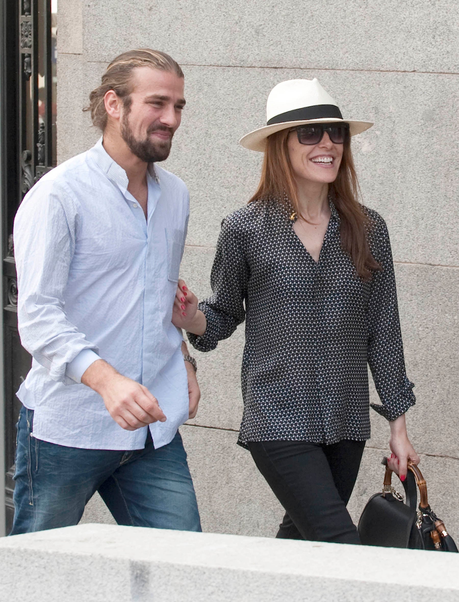 Raquel S&aacute;nchez Silva y Mario Biondo en 2012 / Gtres