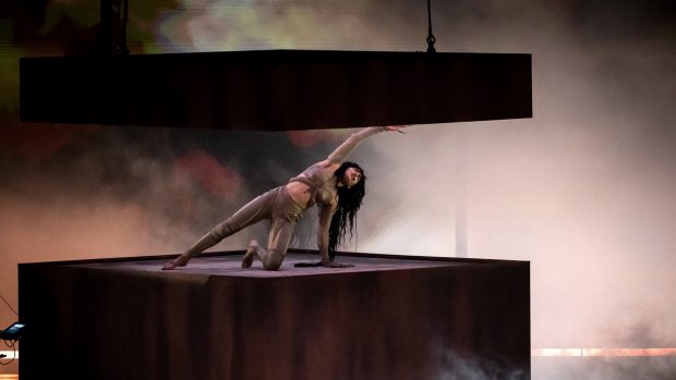 Loreen ensayando su canci&oacute;n / Gtres