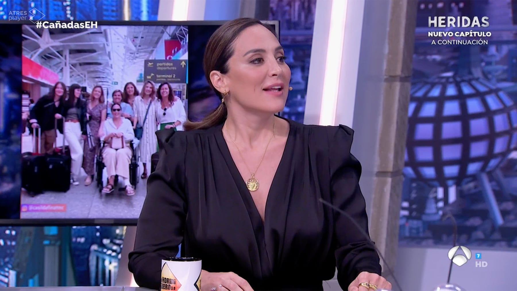 Tamara Falc&oacute; en 'El Hormiguero'. / Antena 3