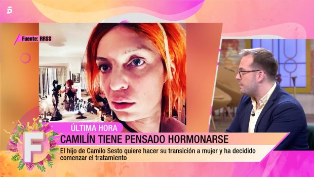 Sa&uacute;l Ortiz hablando de Camilo Blanes en 'Fiesta'. / Telecinco