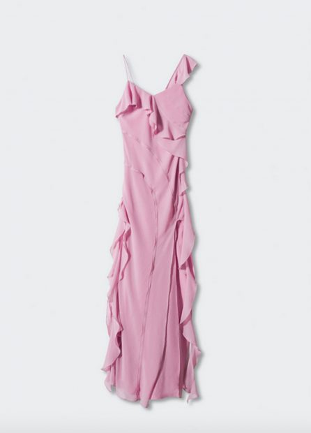 Vestido con volantes de Mango / Mango