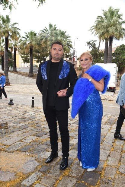 Bel&eacute;n Esteban y Miguel Marcos en Sevilla. / Gtres