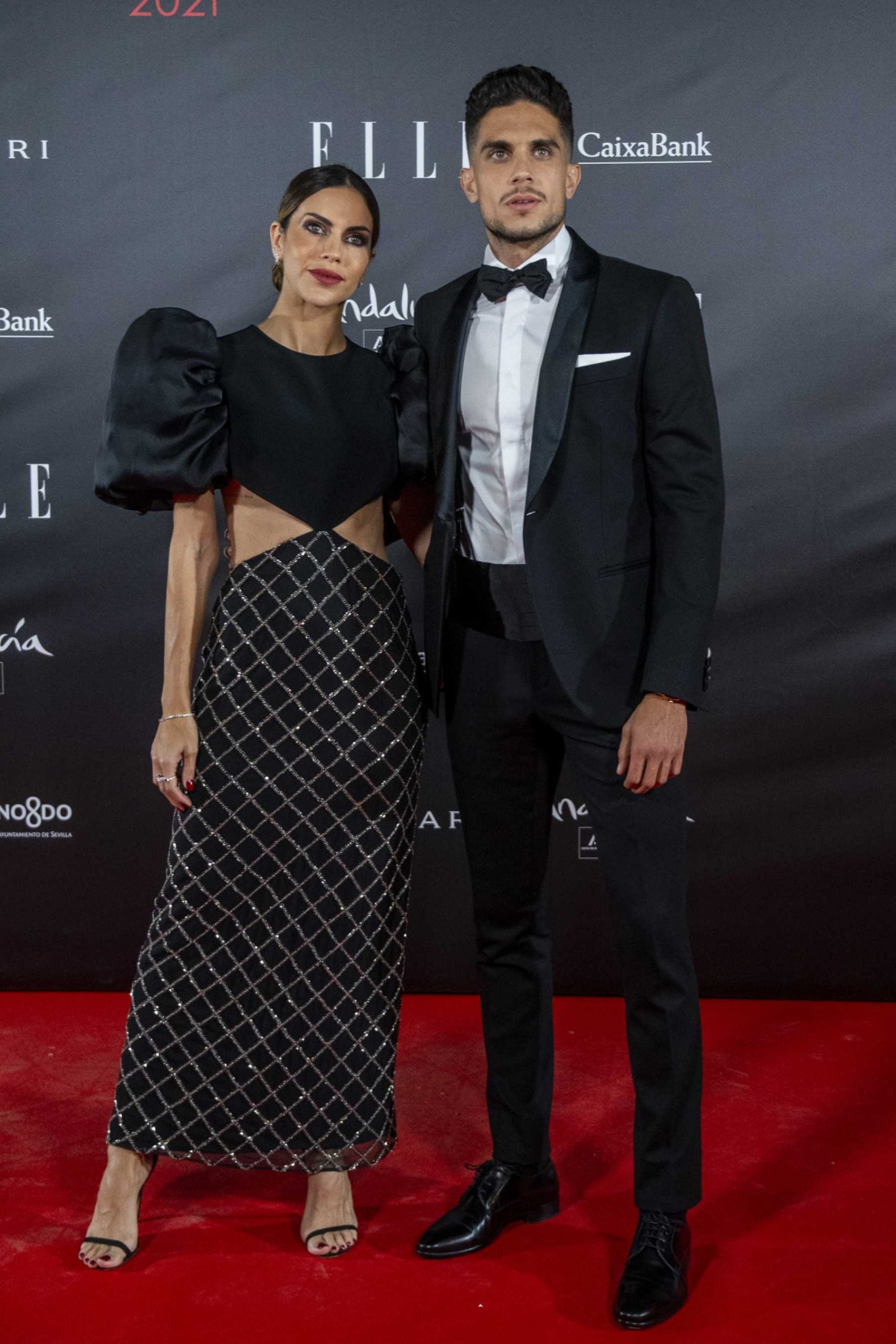 Marc Bartra y Melissa Jim&eacute;nez en un evento  / Gtres