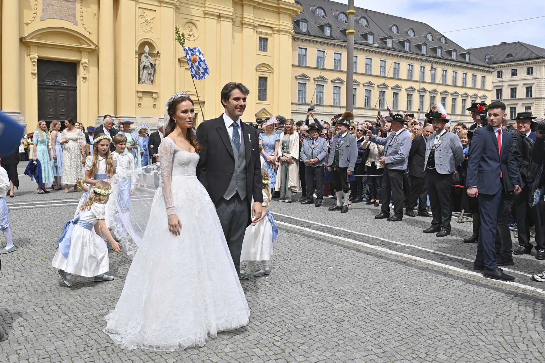 Sophie Evekink y Luis de Baviera en el d&iacute;a de su matrimonio / Gtres