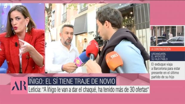 Leticia Requejo en el plat&oacute; de 'El Programa de Ana Rosa'. / Telecinco