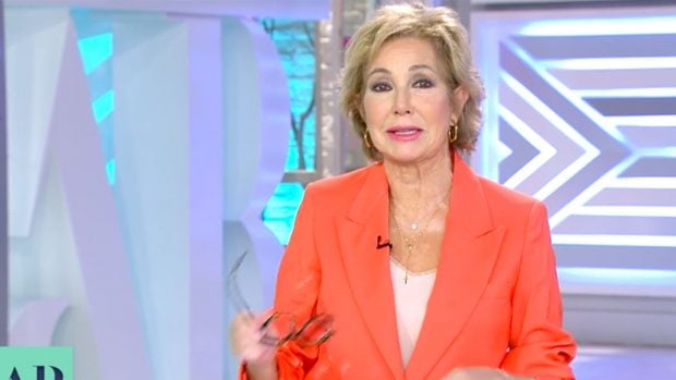 Ana Rosa Quintana en el espacio que lleva su nombre / Telecinco