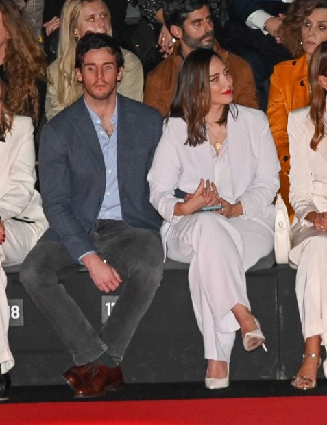 Tamara Falc&oacute; e I&ntilde;igo Onieva en la MBFWM / Gtres