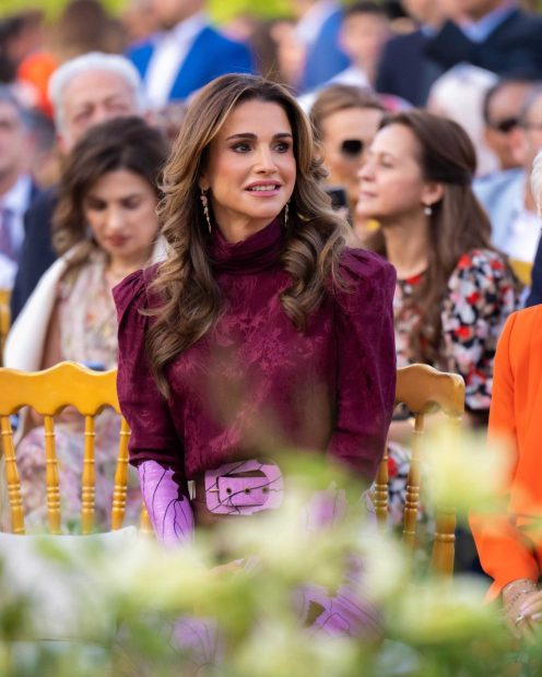 Rania de Jordania en la graduación de su hijo pequeños / Gtres