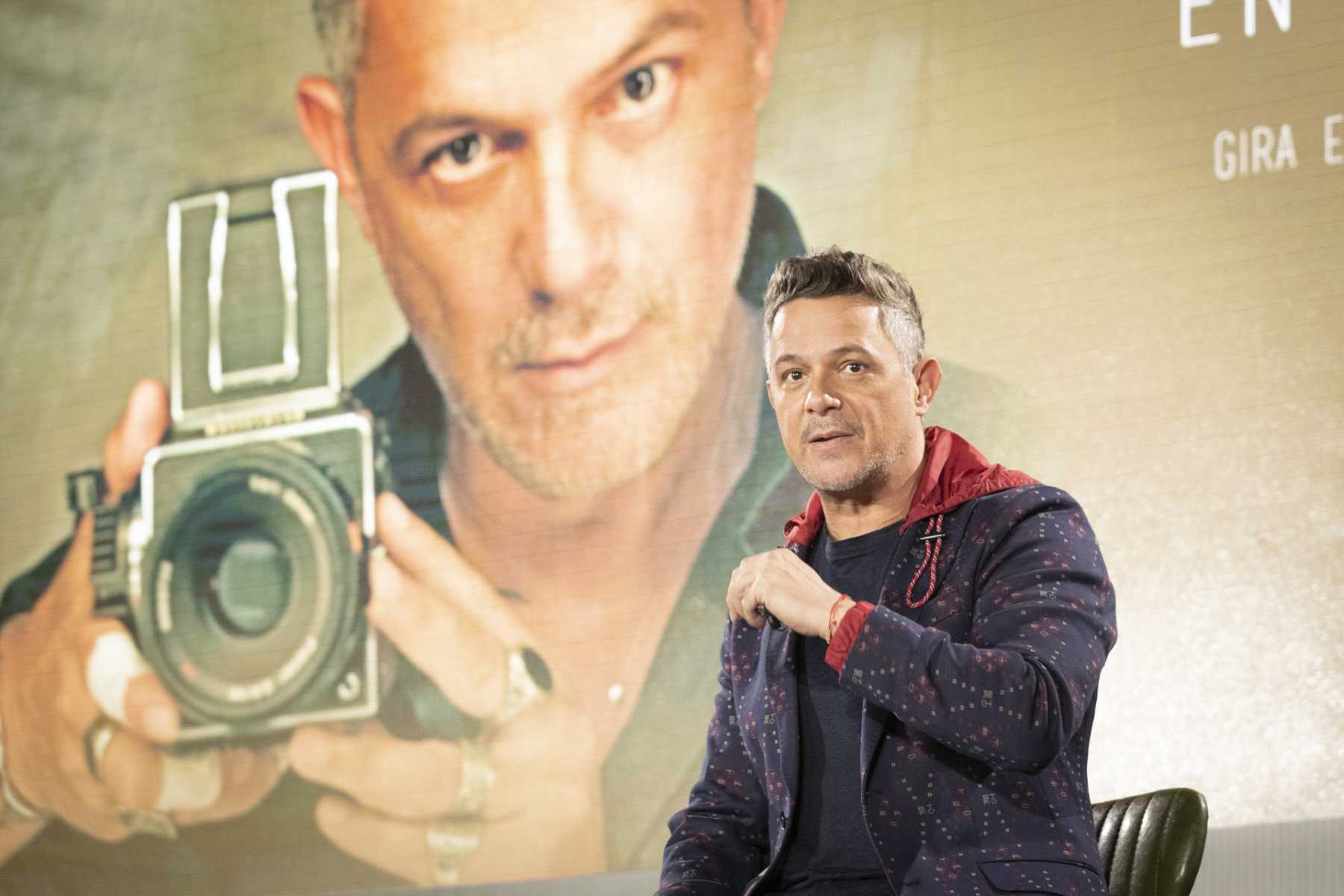 Alejandro Sanz en la presentaci&oacute;n de su &uacute;ltima gira / Gtres