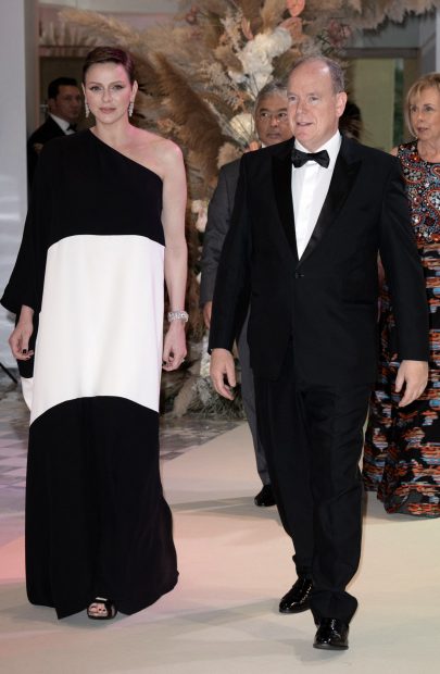 Charlene y Alberto de M&oacute;naco en el Gran Premio de M&oacute;naco / Gtres