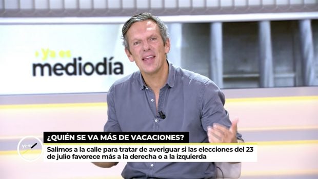 Joaqu&iacute;n Prat en 'Ya es mediod&iacute;a'. / Telecinco