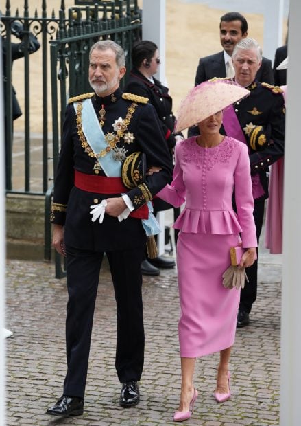Sus Majestades en la coronación de Carlos III / Gtres