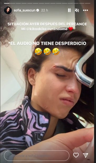 Sof&iacute;a Suescun se hace una brecha/ Redes sociales