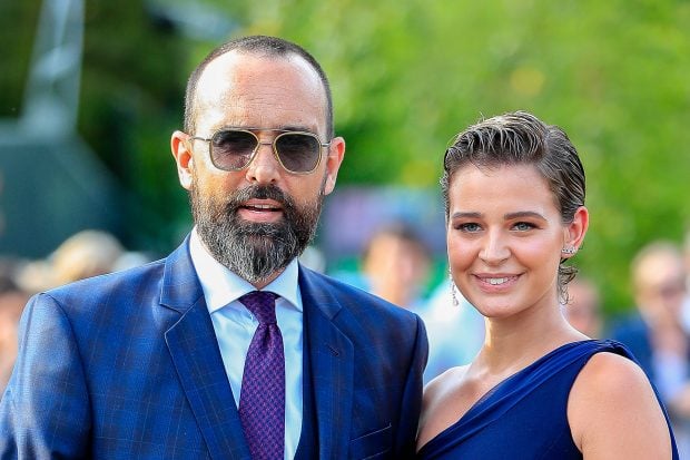 Laura Escanes y Risto Mejide en la boda de Mar&iacute;a Pombo / Gtres