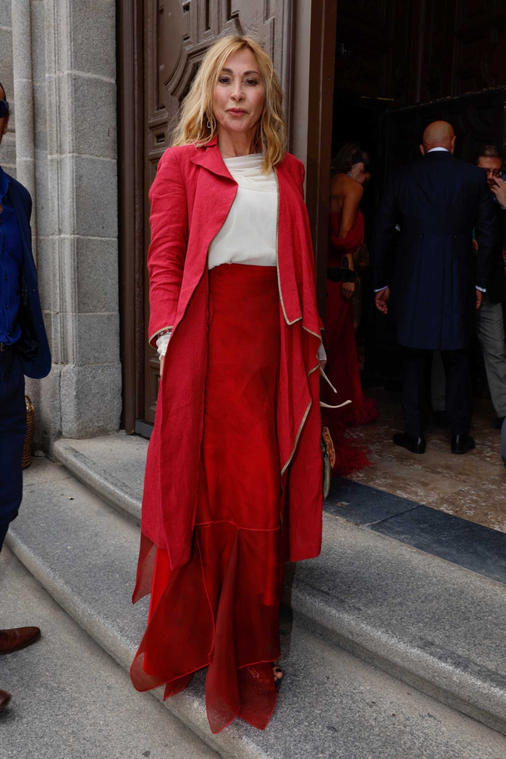 Mar&iacute;a de Mora en la boda de Kiko Matamoros y Marta L&oacute;pez / Gtres