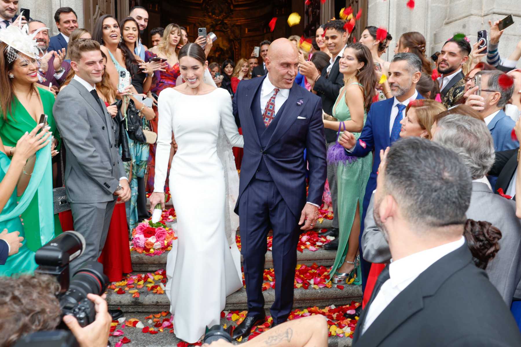 Kiko Matamoros y Marta L&oacute;pez &Aacute;lamo en el d&iacute;a de su matrimonio / Gtres