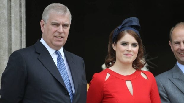El pr&iacute;ncipe Andr&eacute;s y Eugenia de York en Londres. 2016/ Gtres