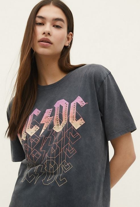 camiseta stradivarius