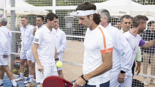 Feliciano L&oacute;pez en un torneo ben&eacute;fico celebrado en Madrid / Gtres