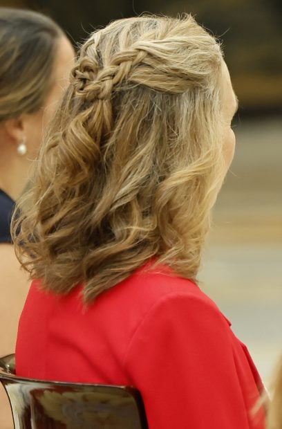 La infanta Elena en la XXXII Edición del 'Concurso de Pintura Infantil y Juvenil para Centros Escolares de Patrimonio Nacional. / Gtres