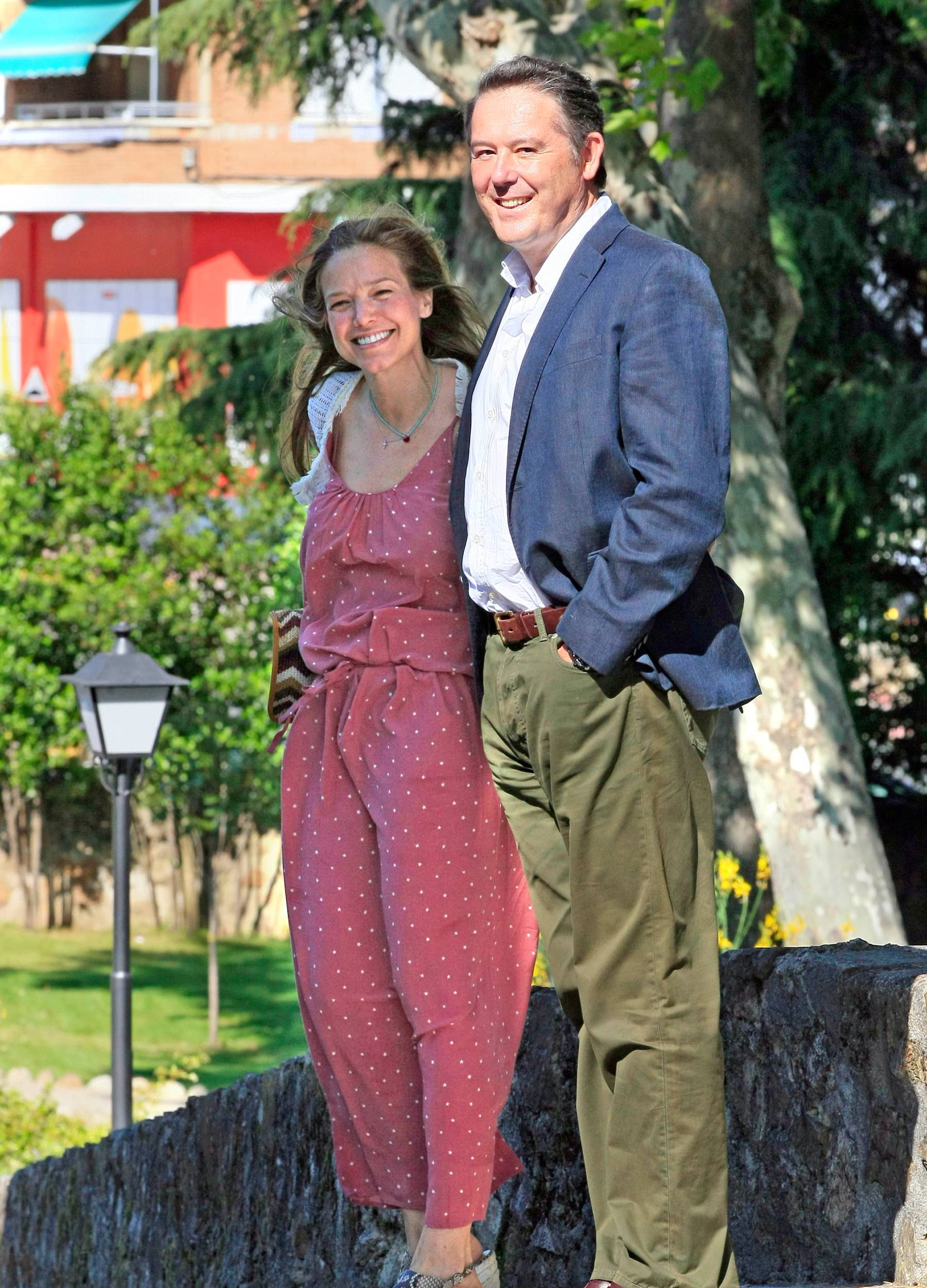 Jos&eacute; Mar&iacute;a Michavila y su mujer Irene V&aacute;zquez durante la boda Alejandro Sanz y Raquel Perera. 2012/ Gtres