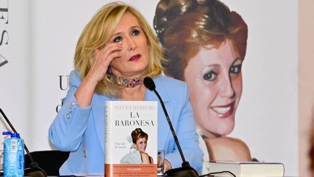 Nieves Herrero en la presentaci&oacute;n del libro ''La Baronesa' en Madrid/ Gtres
