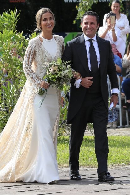 Víctor Pombo y María Pombo en su boda