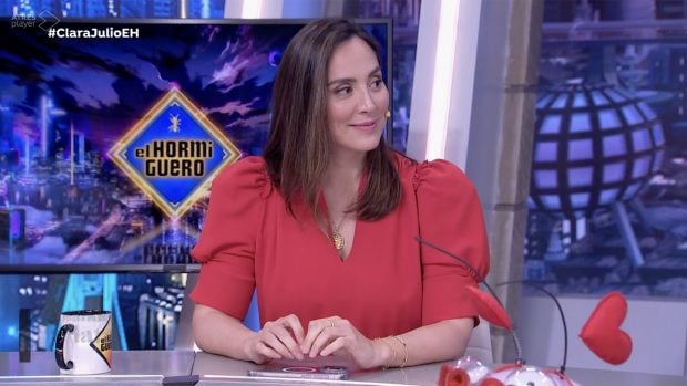 Tamara Falc&oacute; en el plat&oacute; de 'El Hormiguero'. / Antena 3