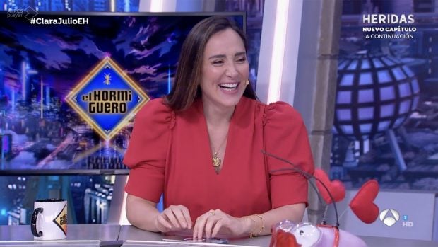 Tamara Falc&oacute; en el plat&oacute; de 'El Hormiguero'. / Antena 3