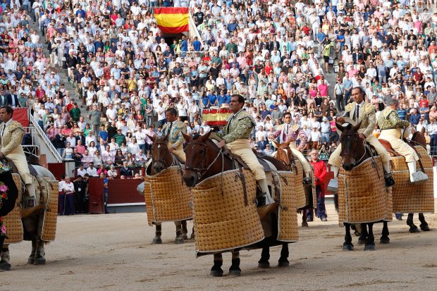 Felipe VI presidiendo la corrida de la Beneficiencia / Gtres
