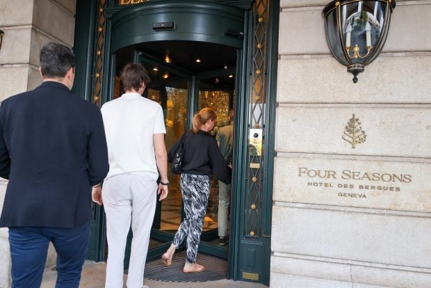 La infanta Cristina e I&ntilde;aki Urdangarin, juntos despu&eacute;s de la graduaci&oacute;n de Irene / Gtres